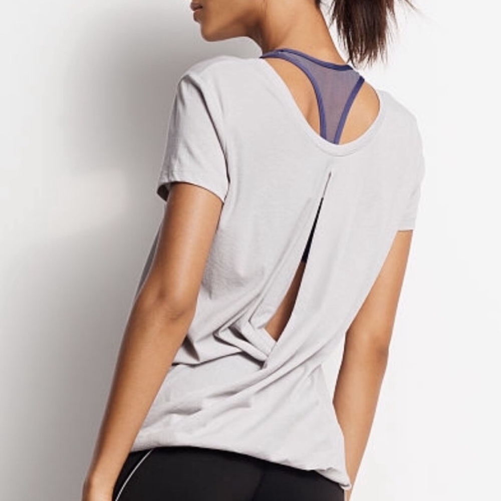 Victorias Secret Sport drape back tee shirt